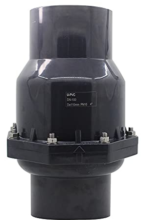 Clapet anti-retour, clapet anti-retour unidirectionnel, 1 clapet anti-retour en PVC for tuyau d'égout, ID 20 25 32 40 50 63 75 90 110 125 160200 mm Clapet anti-retour de vidange d'égout (taille : DN15