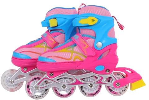 Endless EL1027 Inline Adjustable Skates | Aluminium Chassis and 70 mm PU Wheels | All Wheels Flash, ABEC 7 Bearings