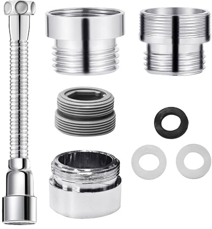 Prolunga per Rubinetto e Adattatori - Accessori per l'Estensione del Rubinetto, Strumento per la Pulizia degli Angoli Morti - Adatto per Cucina