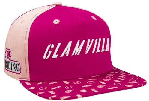 GLAMVILLA Unisex Snapback Cap Kappe, Größenverstellbar, hochwertige Basecap trendig, Outdoor Baseballkappe, Streetwear Style, Weihnachts Geschenk Für Männer Und Frauen (Rosa)
