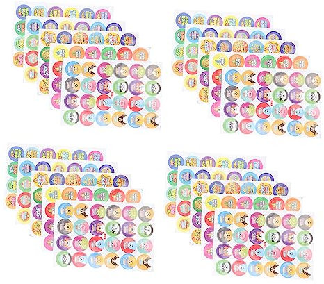 CIYODO Kinder Belohnungstafel Aufkleber Sticker Für Motivation Selbstklebende Positive Affirmationen Dekorative Belohnungsaufkleber