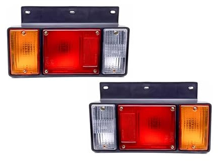 LONPEXDT Feux Arrière Pour Isuzu Pour NPR ELF NKR NHR NLR Camion 1987-2022 Voiture Pare-chocs Arrière Feu Arrière Feu Stop Feu Signalisation Chauffant Lampe Réflecteur 12V Feux Remorque(1 paire)