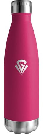 Borracce Termiche 500ml, Bottiglia Termica Doppia Parete a Prova di Perdite, Borraccia Acciaio Inox Senza BPA, Riutilizzabile, Borraccia Ideale per Bambini, Adulti, Scuola, Ufficio, Sport, Escursioni