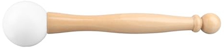 Oytrui Crystal Bowl Mallet, Silicone Wood Singing Sound Musical Instrument Accessory, with Solid Wood Handle, for Percussion Instruments Yoga Meditation