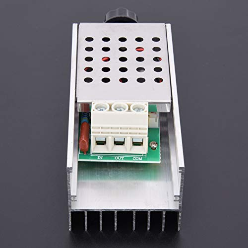 Cryfokt Régulateur de Tension SCR Haute stabilité avec Dissipateur de Chaleur pour Usage Industriel Régulateur de Tension 10000W pour Atelier (Domestique)