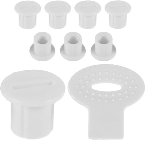 Vaguelly Viti per Wc per Ragazzo Ragazza, Accessori per Fissaggio Sedile Wc, Kit Viti in Plastica per Vasino da Allenamento