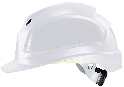 Uvex Pheos B-WR Schutzhelm - Belüfteter Arbeitshelm für die Baustelle - Weiß Weiß