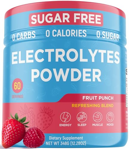 Keto Vitals Keto Electrolytes Powder | Keto-Friendly Electrolytes with Potassium, Magnesium, Sodium, Calcium | Electrolytes Sugar Free | Supplement Energy Drink Mix | Zero Calories, Zero Carbs