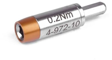 BERNSTEIN Drehmoment-Adapter 0.2 Nm Für C4 Bits (4 Mm Sechskant) | Spannwerkzeug für Bits und Haltewerkzeuge | Legierter Stahl | Präzise für min. 20.000 Klicks