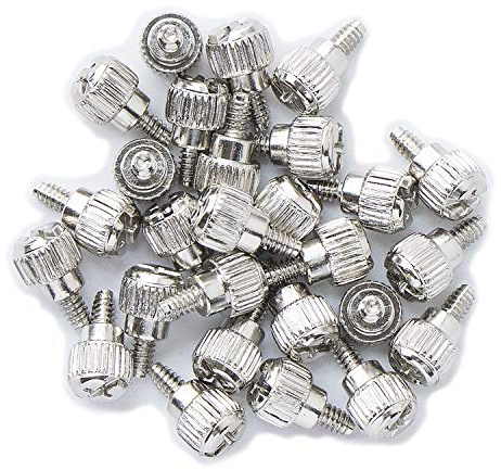 VAPKER 50 st 6 # 32 x 6 M3.5 PC datorfodral tumskruvar tumskruvar silver zink för hårddisk datorfodral moderkort fläkt strömgrafik