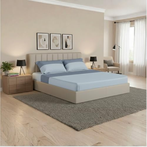 Jenny Sesal Completo letto in Flanella Anti-Pilling - Magenta Singolo, Matrimoniale e una piazza e mezza - stampato, morbido al tatto (Matrimoniale, Blu)