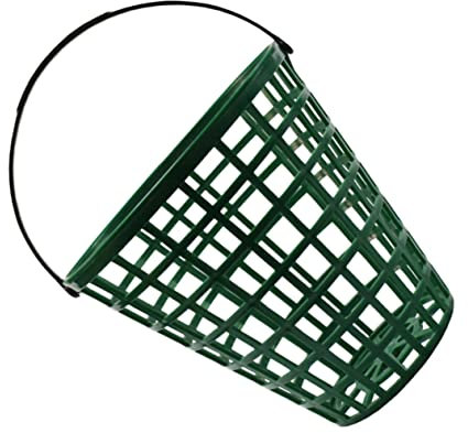 Toddmomy Ballkorb Golfballbehälter Mit Einklappbarem Griff 75 Bälle Wetterfestes Nylon Platzsparend Stapelbar Geeignet Für Driving Range Und Golftraining Grün