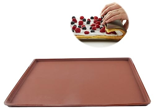 MAGICLULU Non Stick Silicone Baking Mat Silicone Pastry Rolling Mat Cake Mould Baking Easy Clean Oven Use