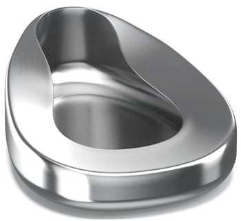 AQUASHIELDING Bettpfannen für ältere Menschen, Bettpfanne aus Edelstahl für Erwachsene aus Metall für medizinische Zentren und den Heimgebrauch