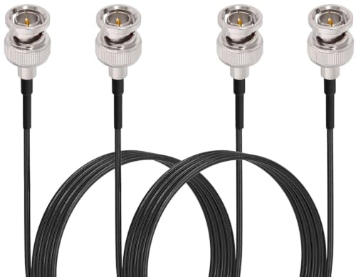 Superbat Cavo SDI 60cm HD/3G BNC 75 Ohm Maschio a Maschio RG179 Corto | Sottile e Flessibile, Trasmissione Video ad Alta Velocità, 1080p, 2 Pezzi, per Blackmagic, Telecamere, Convertitori, Monitor