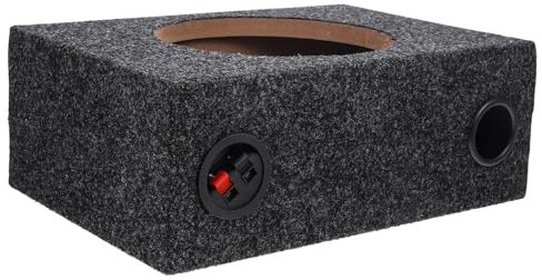 HAWILLOSCH Bass Subwoofer Car Subwoofer Box 8 Inch Sealed Carpeted Easy Installation