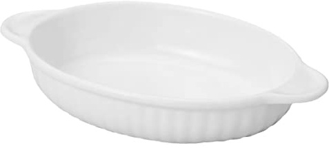 PHENOFICE Teglia Da Forno in Ceramica 9,5” Con Doppia Maniglia Antiscottatura, Piastra Da Cucina Resistente Al Calore, Adatta a Microonde e Lavastoviglie Per Cottura e Servizio Food