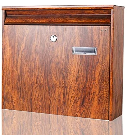 MLLXUXANCC Mailbox Magazine Newspaper Mailboxes Outdoor Wall-Mounted Postal Box Rainproof Creative Letter Box Door Letterboxes