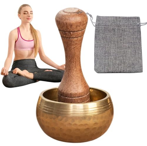 Sound Bowls Meditation Set, Sound Bowls, Bols de yoga, Prop tibétain chantant à la main