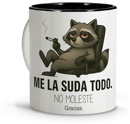 LolaPix Taza Graciosa. Tazas Originales para Regalar. Detalles Compañeros de Trabajo. Tazas Divertidas. Colección Sarcástica. Taza Compañera de Trabajo 330ml No moleste