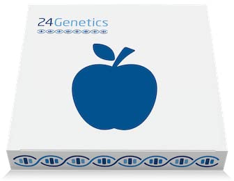 24Genetics - Nutrigenetics - DNA Test for Nutrition - Includes Genetic Test with at-Home Saliva Collection kit
