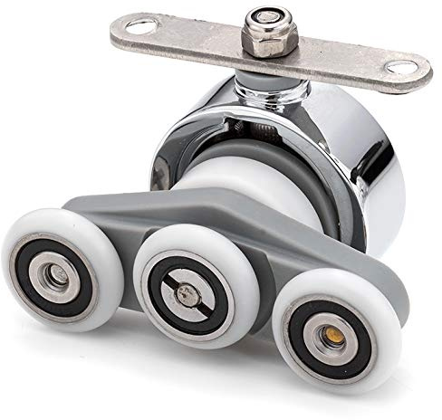 1 x Shower Door Roller/Runners/ 18mm wheels diameter Triple wheels KH9