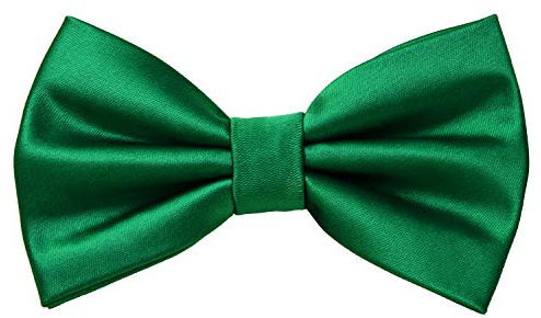 MASADA Herren Fliege Seidenlook, stufenlos verstellbar, handgefertigt, Hakenverschluss - 12 x 6 cm 100% Polyester