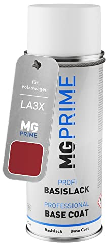 MG PRIME Billack Spridburk för Volkswagen VW LA3X / A3X / 6K Sunsetred Metallic/Vermelho Sunset Spridburk för grundfärg 400 ml