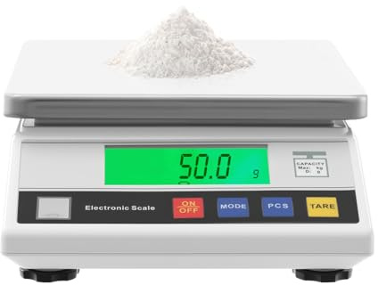 SHZICMY Digital köksvåg brevvåg vattenavvisande digital våg precisionsvåg bordsvåg gramvåg fickvåg 0,1–7,5 kg