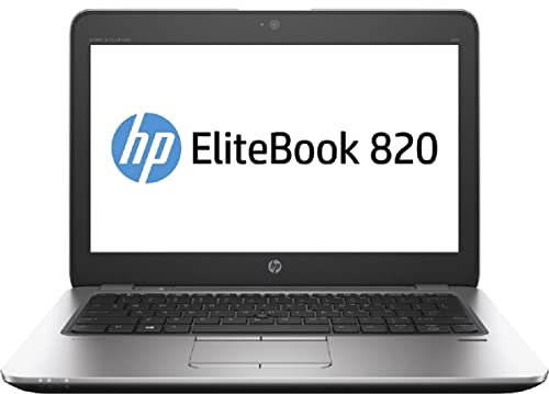 HP EliteBook 820 G4 31,75 cm (12,5) Notebook Intel Core i5-7200U, 8GB RAM, 256GB SSD, Full HD Display, Win10 Pro (Renewed)
