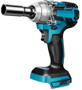 Batteridriven slagnyckel 350 Nm, 1/2 tum spärrhake sladdlös skruvdragare borstlös 18 V, sladdlös slagborr, steglös hastighetsändring, kvadrat drivverktyg