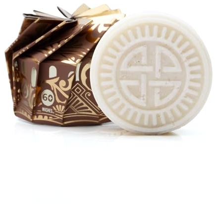 Viori Hamish & Co. Shampoo Bar - Aged Sandalwood - Shampoo for Men - Handcrafted with Scottish Islay and Whiskey Infused - Made from Natural Ingredients - Sulfate, Paraben, Cruelty, and Plastic-Free
