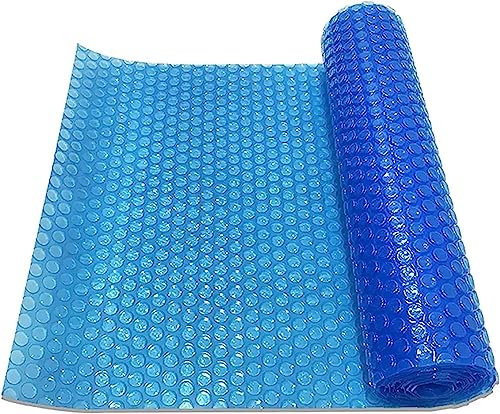 Pool-Heizung, robuste Pool-Solarabdeckung, Pool-Solardecke mit Blasen, Wärmeübertragungs-Solar-Pool-Heizung für in den Boden eingelassene Schwimmbäder, 600 Mikron Dicke Polyethylen-Stanzung mit umwi