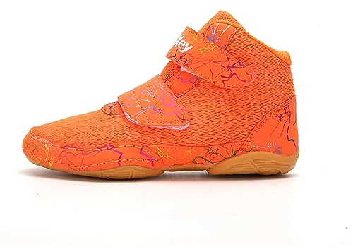 Ybberik Wrestling Shoes Boxing Shoes for Kids, Girls and Boys, Little Kid/Big Kid, Teenager Orange