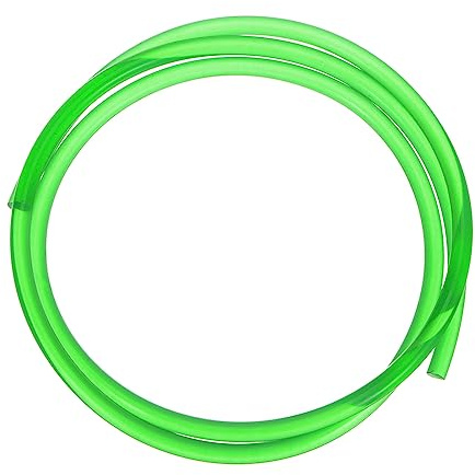 sourcing map Polyurethan Rundriemen 6mm Durchmesser 3.3ft(1 Meter) Länge Glatte Oberfläche PU Urethan Riemen für Antrieb Übertragung Grün