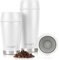 Moon 360° Travel Mug - Leakproof Insulated Coffee Mugs for Hot & Cold Drinks - Thermal Reusable Travel Cups, Fits Car Cup Holders, Free Carry Bag (450ml, White)