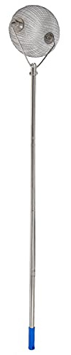 CLEADONG Combisystem Rollsammler, Rostfreie Stähle Nusssammler mit Praktischer Seitenöffnung, Erntetrescher für Sammelmuttern und Kugeln 23x35x145cm