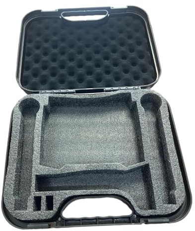 Harilla Aufbewahrungsbox für Mikrofonausrüstung, Mikrofonkoffer, Mikrofon-Organizer, Mikrofontasche mit mehreren Fächern, stabile professionelle