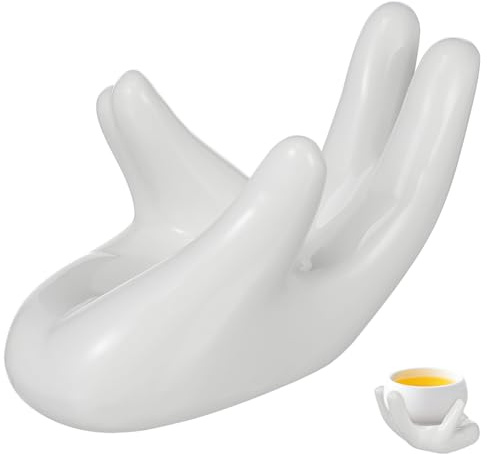 OATIPHO 2Er Set Keramik Handschmuckhalter Desktop-Ornament Für Schmuckaufbewahrung Elegante Handringhalter Und Armbandhalter Fotografie-Prop Für Stilvolle Raumdekoration