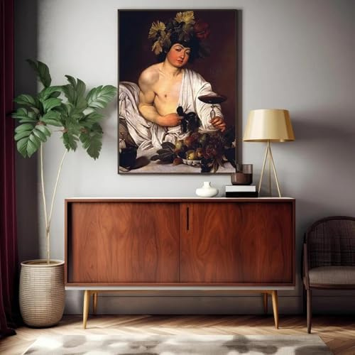 Caravaggio Vintage Oljemålning Poster Caravaggio Klassisk Konstverk Tryck För Heminredning Retro Väggkonst Dekoration 70x100cm Ramlös