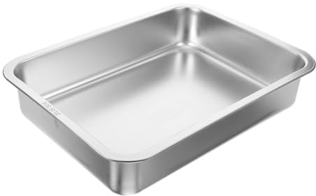 TOYANDONA Vassoio per Lettiera Inossidabile per e Conigli Box Lettiera con Design Ergonomico e Superficie Liscia Facile da e Resistente per