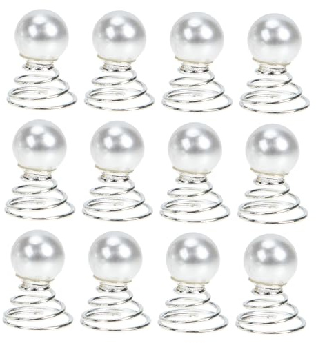 Healvian Pinces à Cheveux Spirale Légères et Élantes en Alliage Perles Lot de 20 Accessoires pour Coiffures de Mariage et Cheveux de Femmes