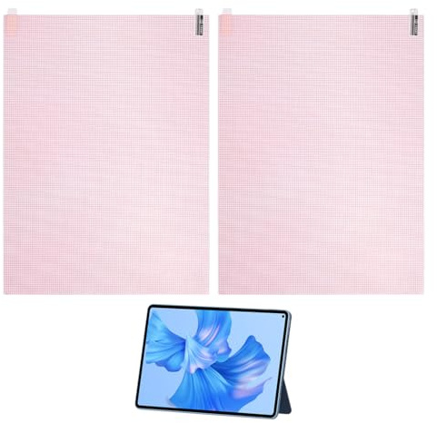 QEXUJOW Displayschutz für Tablets,2 PCS A4 HD Schutzfolie Displayschutzfolie, Universell für Zum selber Zuschneiden, Schutzfolie für GPS, Kamera, Uhr, Tablet, Anti-Fingerprint Deckung