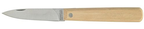 Nogent Office pliant manche bois naturel 8cm lisse, Beige