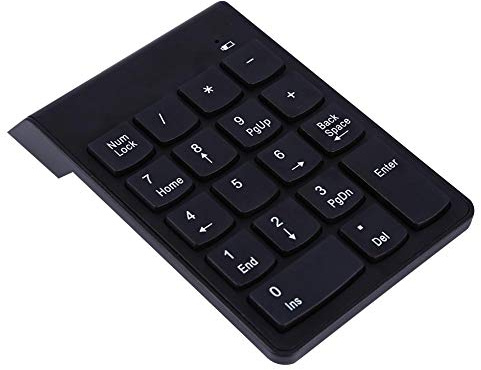 Garsent USB Nummernblock, Nummerische Tastatur 18Tasten Ziffernblock für PC, Notebook Dateneingabe