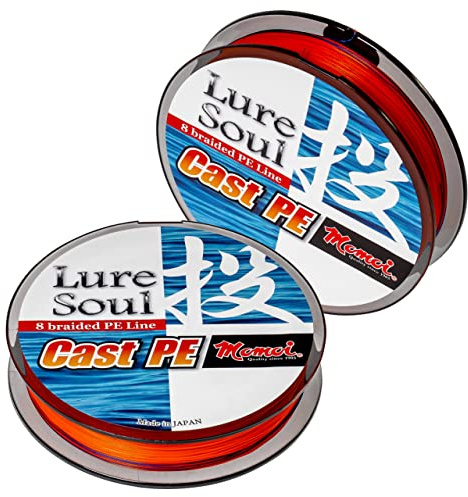 ZECK Momoi Lure Soul Cast PE | Orange | 300 m - Hauptschnur - Verschiedene Durchmesser