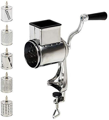 Futchoy Edelstahl Käsereibe Küchenreibe Multifunktionsreibe für Käse, Gemüse, Nüsse und Schokolade