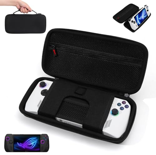 Funda de transporte para ROG Ally – Funda de transporte rígida portátil para ROG Ally Gaming Handheld – Ligera/Protección completa/Diseño de soporte