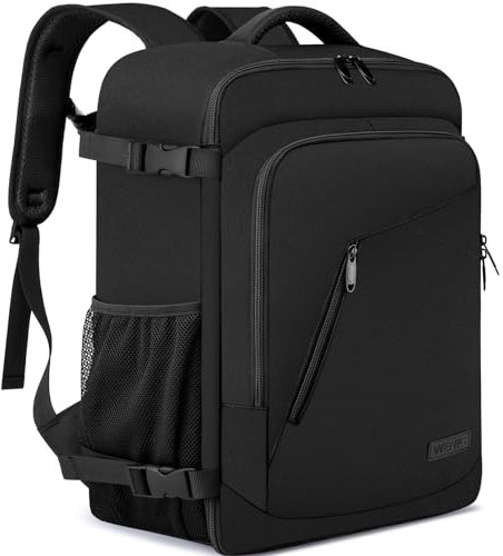 Cabin Bag 45x36x20 for Easyjet Underseat 30L Travel Hand Luggage Backpack Carry-ons Bag Hand Luggage Bag Travel Rucksack Cabin Size Cabin Luggage Bags Fit 15.6Inch Laptop with USB Charging Port-Black