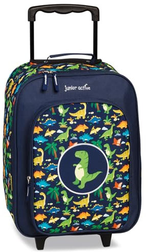 Fabrizio leichter Kindertrolley Kabinen Kinderkoffer Kindergepäck 20672, Farbe:Dunkelblau